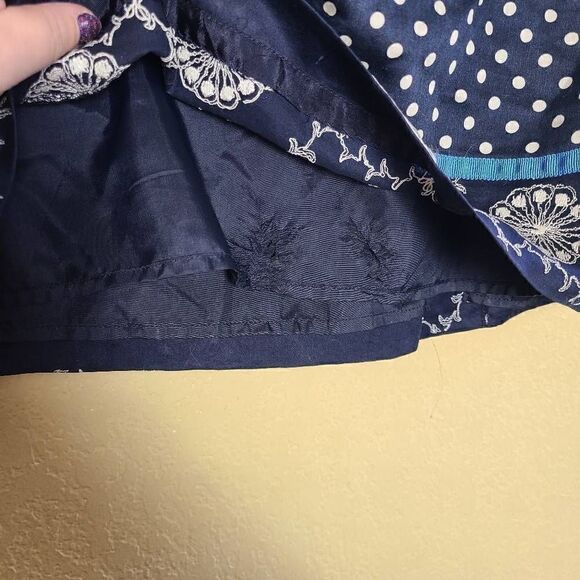 Ann Taylor LOFT Polka Dot Skirt - Picture 2 of 7